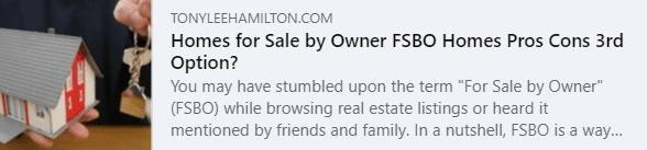 For Sale by Owner Michigan
