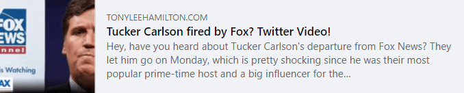 Tucker Carlson Fox Twitter 
