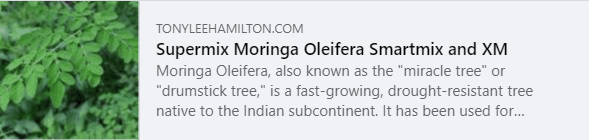 Core Moringa Oleifera