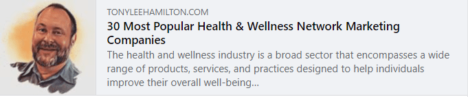 30 Most Popular Health & Wellness Network Marketing Companies