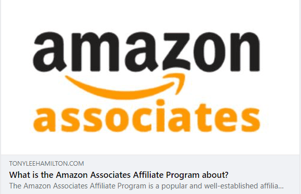 What is the Amazon Associates Affiliate Program about?