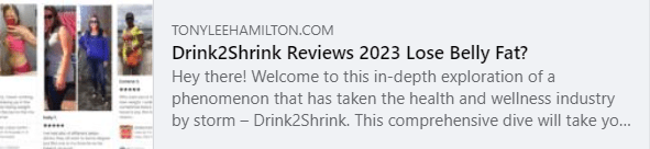 Drink 2 Shrink Reviews