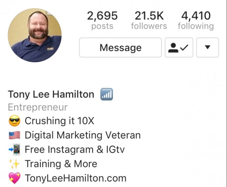 Instagram Crushing it 10X with Tony Lee Hamilton The Digital Marketing Veteran