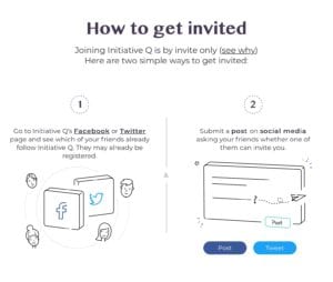 Social media Invitation