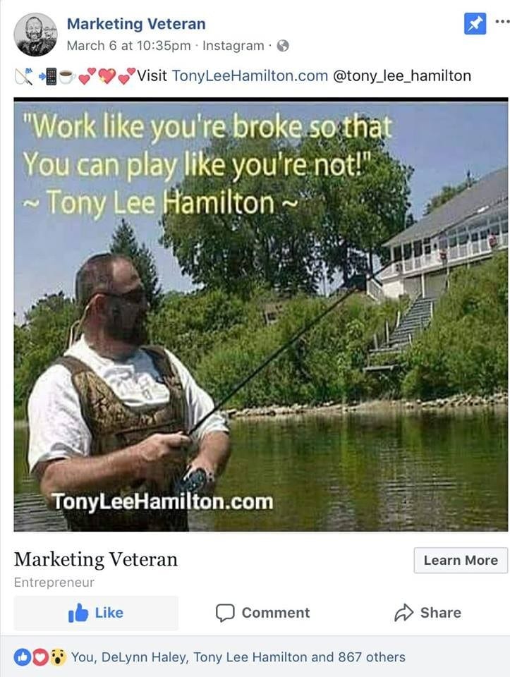 Tony Lee Hamilton Digital Marketing Veteran Crushing it 10X