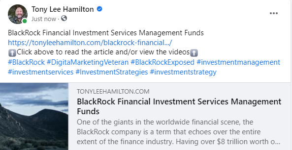 BlackRock Financial Investment Services Management Funds Stocks Market Investing Trading