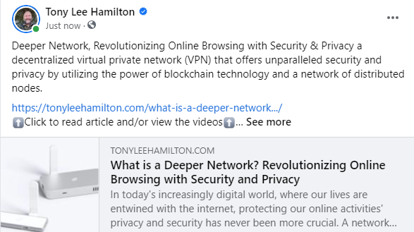 Deeper.Network Decentralized Virtual Private Network VPN Blockchain Technology Distributed Nodes
