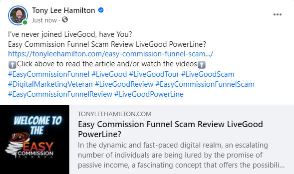 Easy Commission Funnel LiveGood Scam Review Powerline