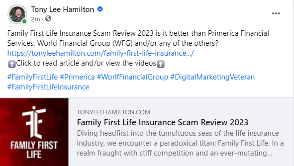 Family First Life Insurance Scam Review 2023 Primerica World Financial Group alternatives