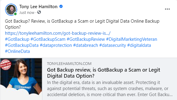 Got Backup Scam Review Digtal Data Online Joel Therien