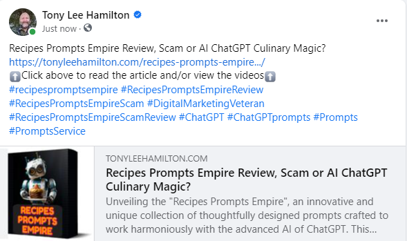 Recipes Prompts Empire Scam Review AI ChatGPT