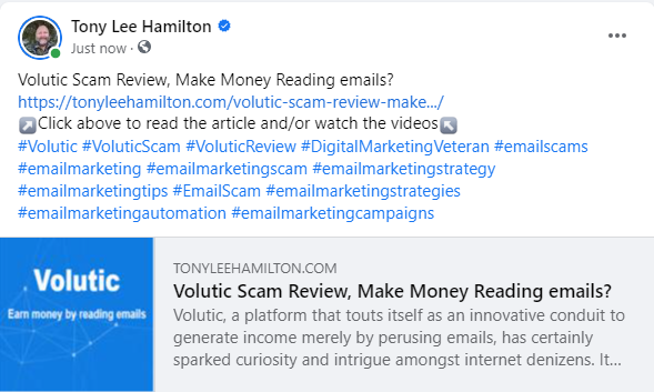 Volutic Scam Review Make Money Reading emails email marketing scam