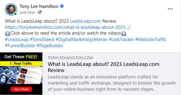 What is LeadsLeap about LeadsLeap.com Review 2023 SendSteed Funnel Builder Page Builder Traffic Exchange Website Traffic